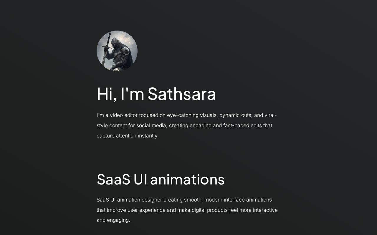 Carrd profile picture for @sathsara